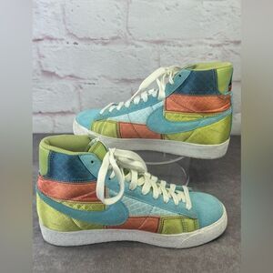 Nike Women’s Mid Blazers Colorful High-Top Sneakers 7 PROTOTYPE